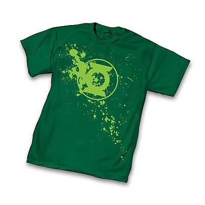 Green Lantern Splatter Symbol T-Shirt